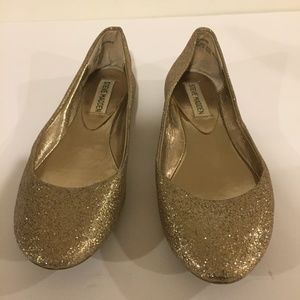 Steve Madden (Glitter Gold) Flats